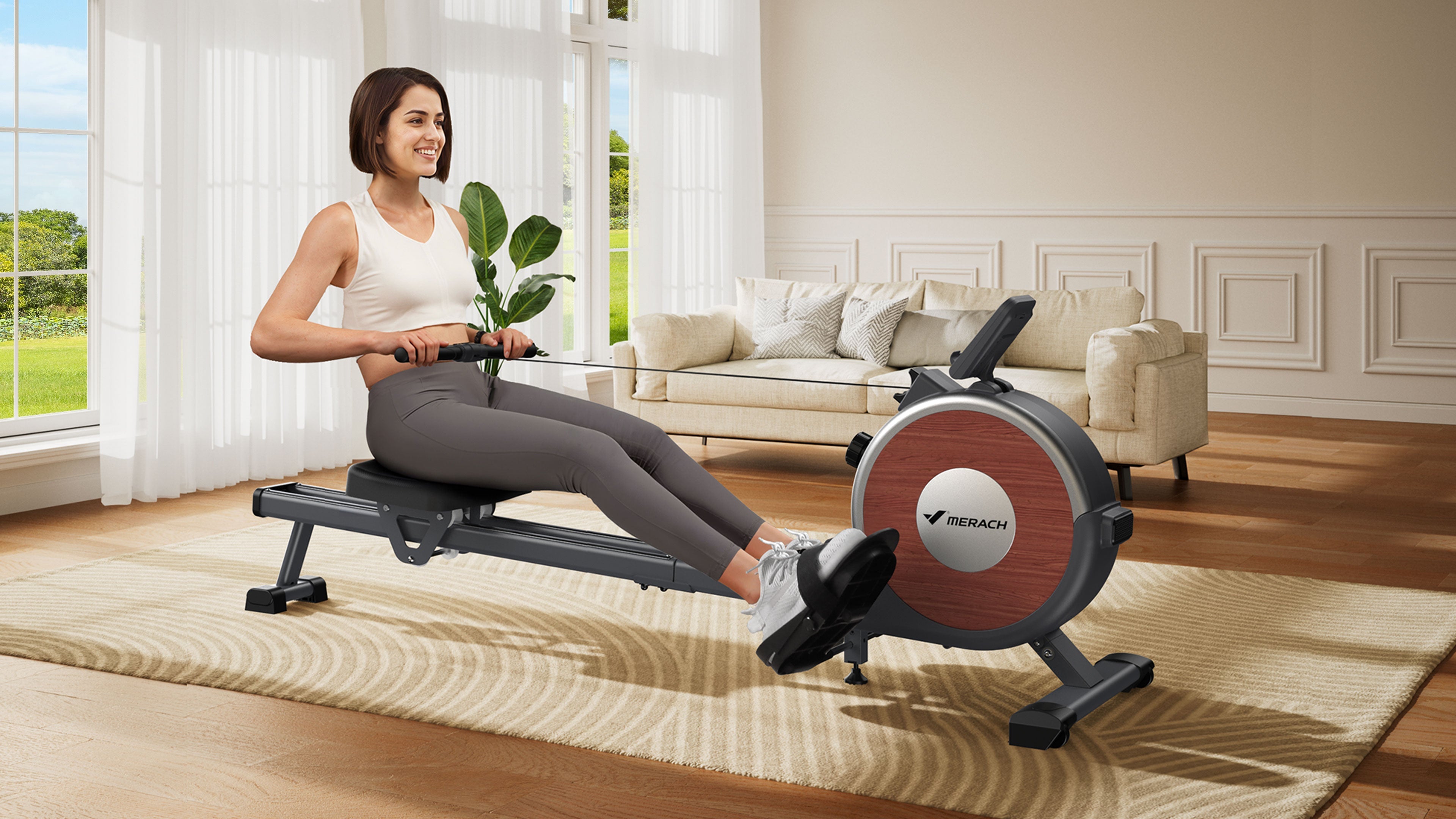 how to use rowing machine