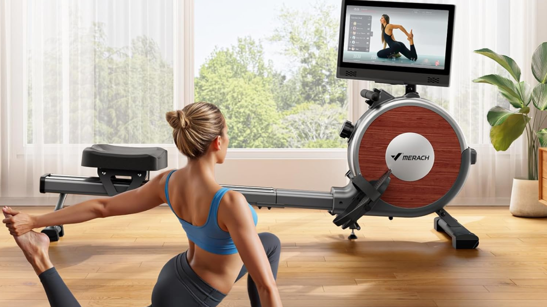 rowing machine with screen vs app