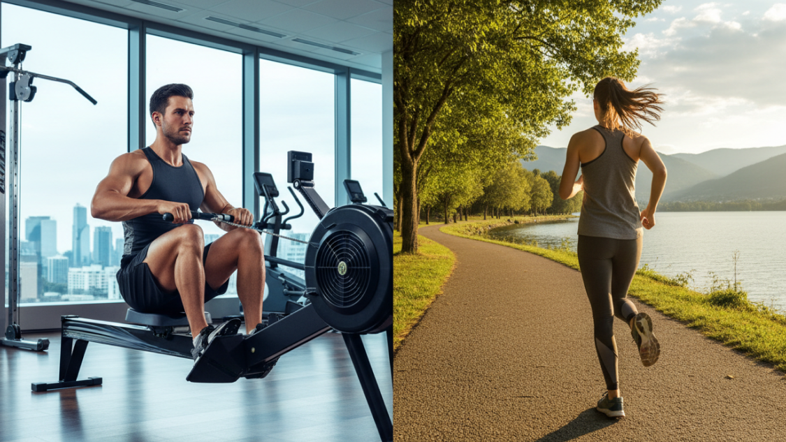 rowing vs. running which type of cardio Is better
