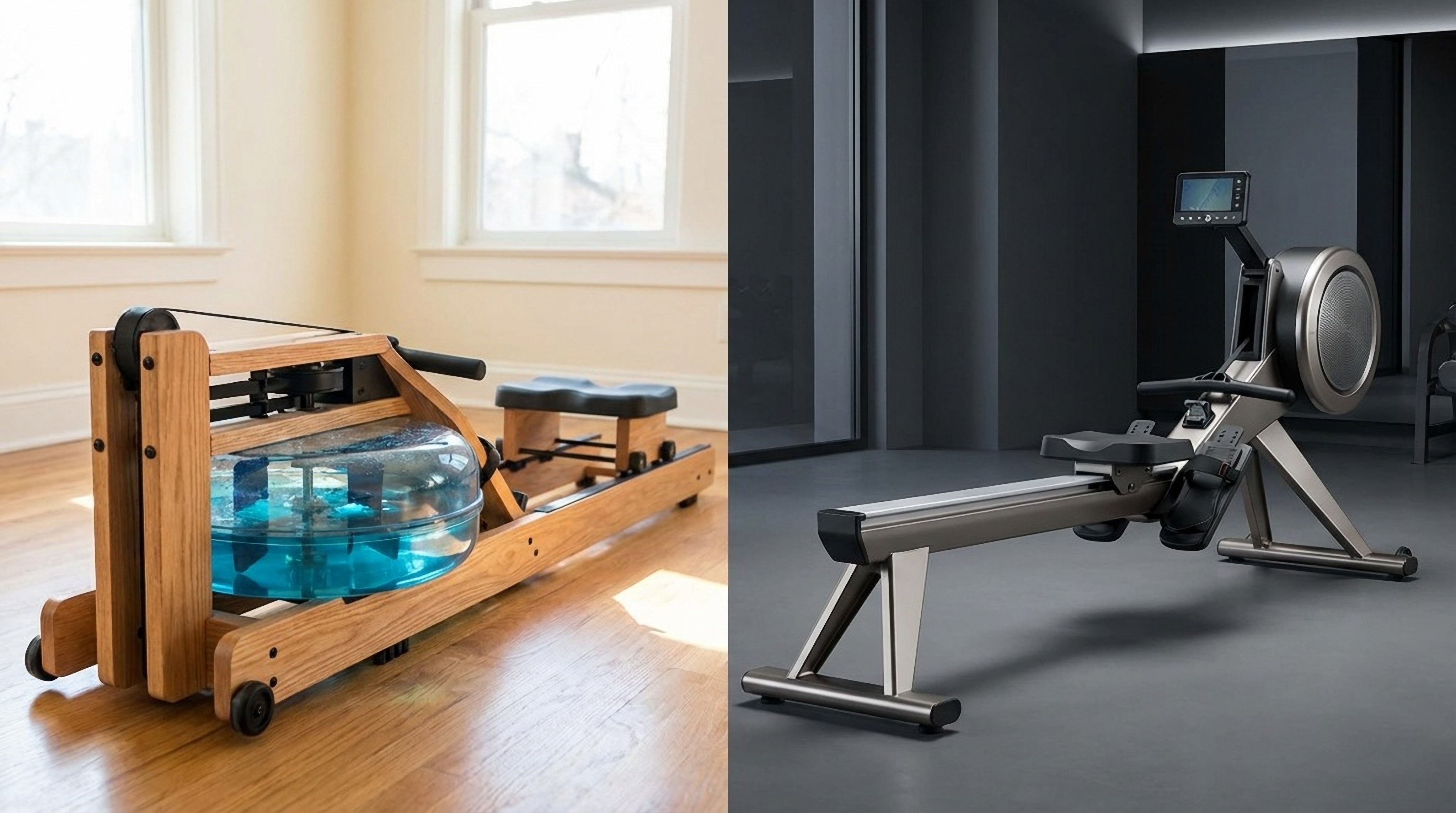 water vs magnetic rowing machine
