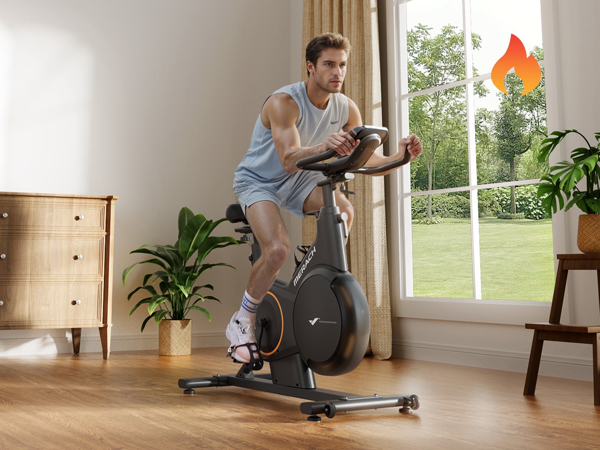 benefits of riding exercise bikes- burn calories and lose weight