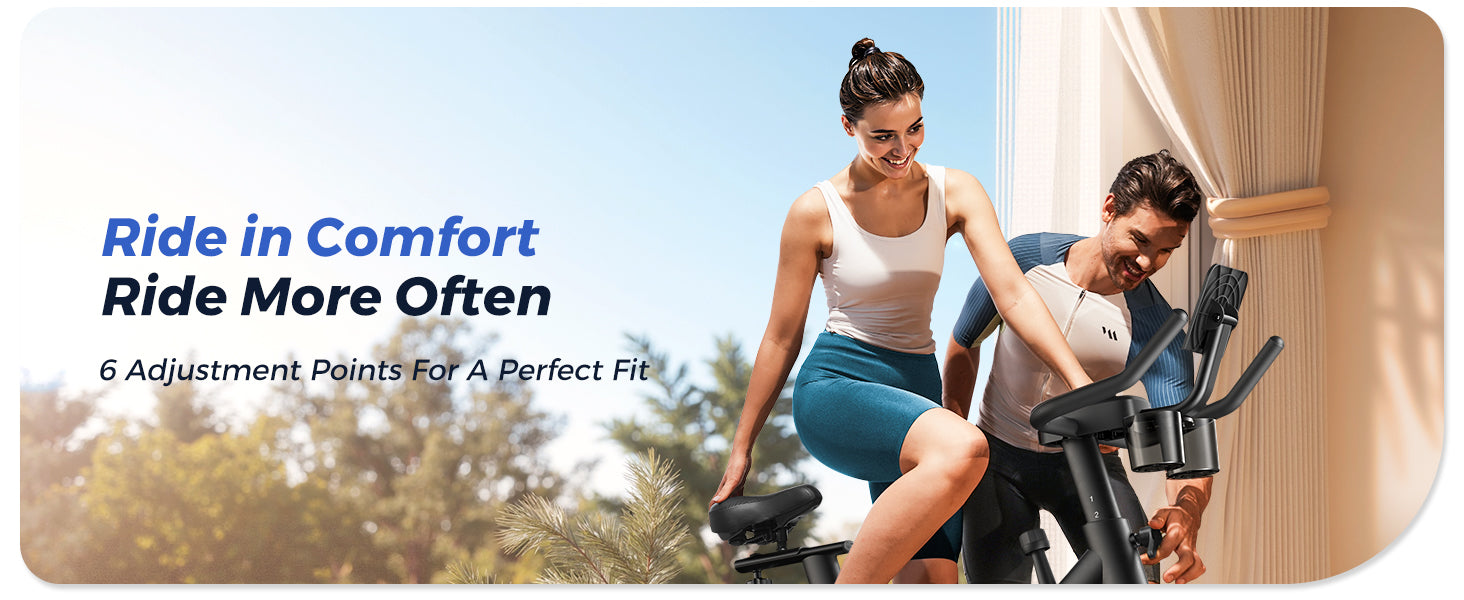 exercise bike with adjustable seat