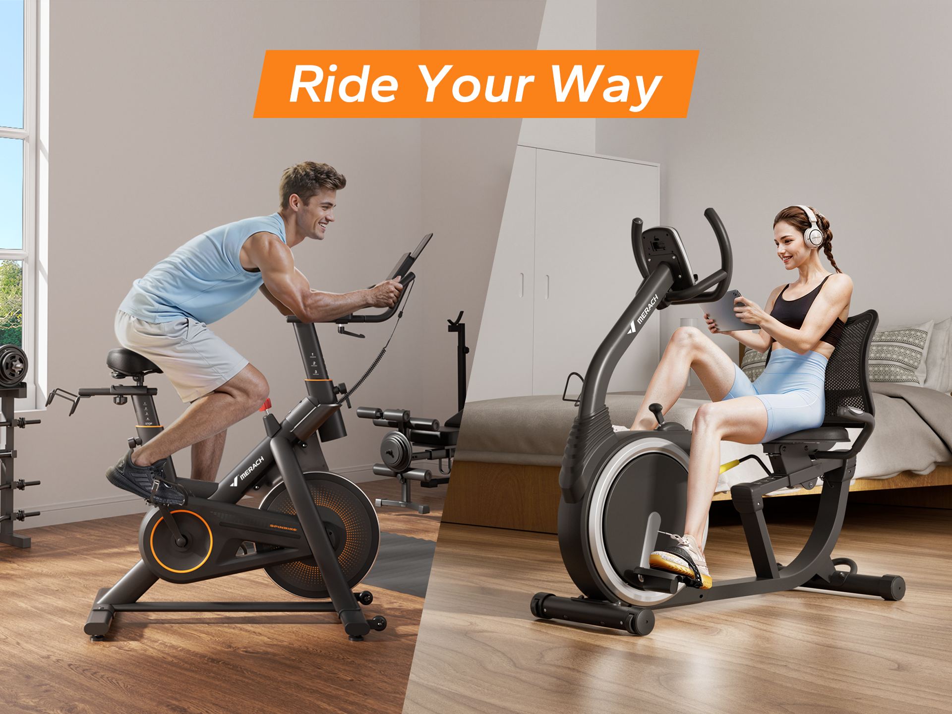 benefits of riding exercise bikes- suits different riders
