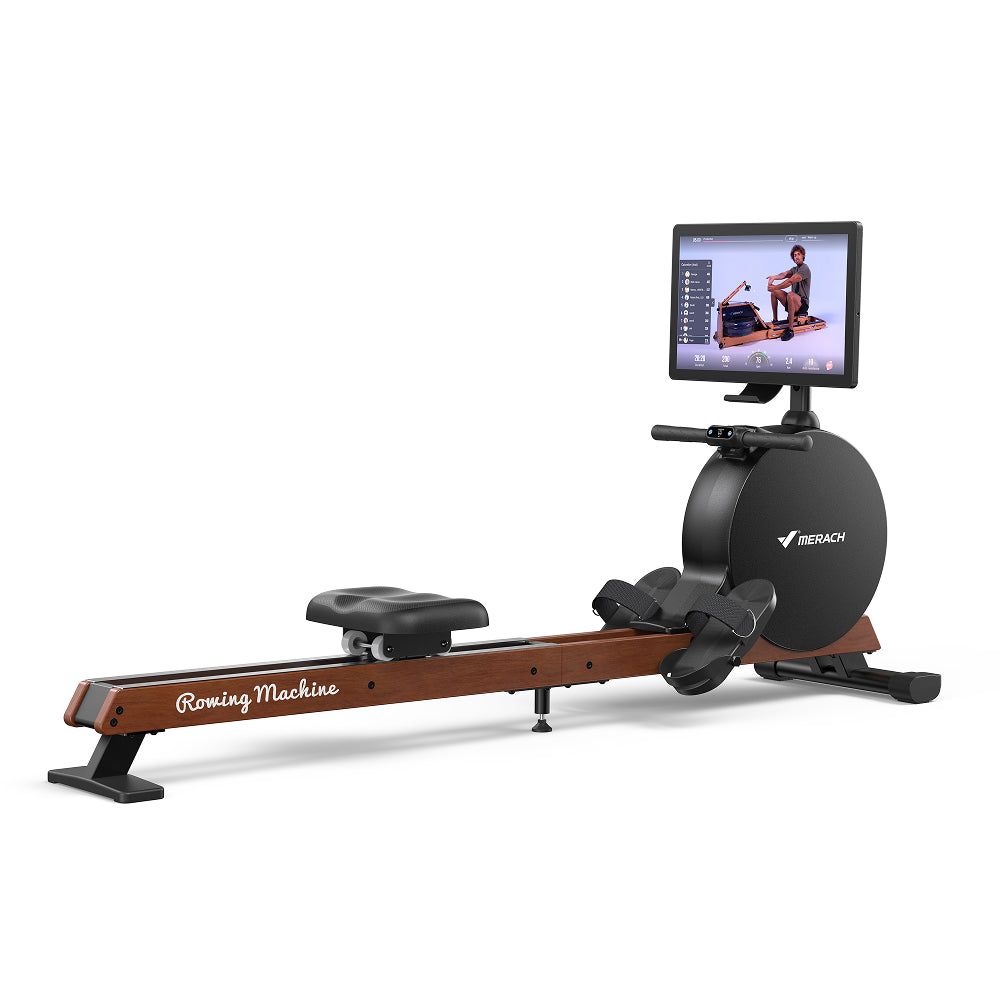 NovaRow R7 Aura Magnetic Quiet Rowing Machine with Rotating Screen