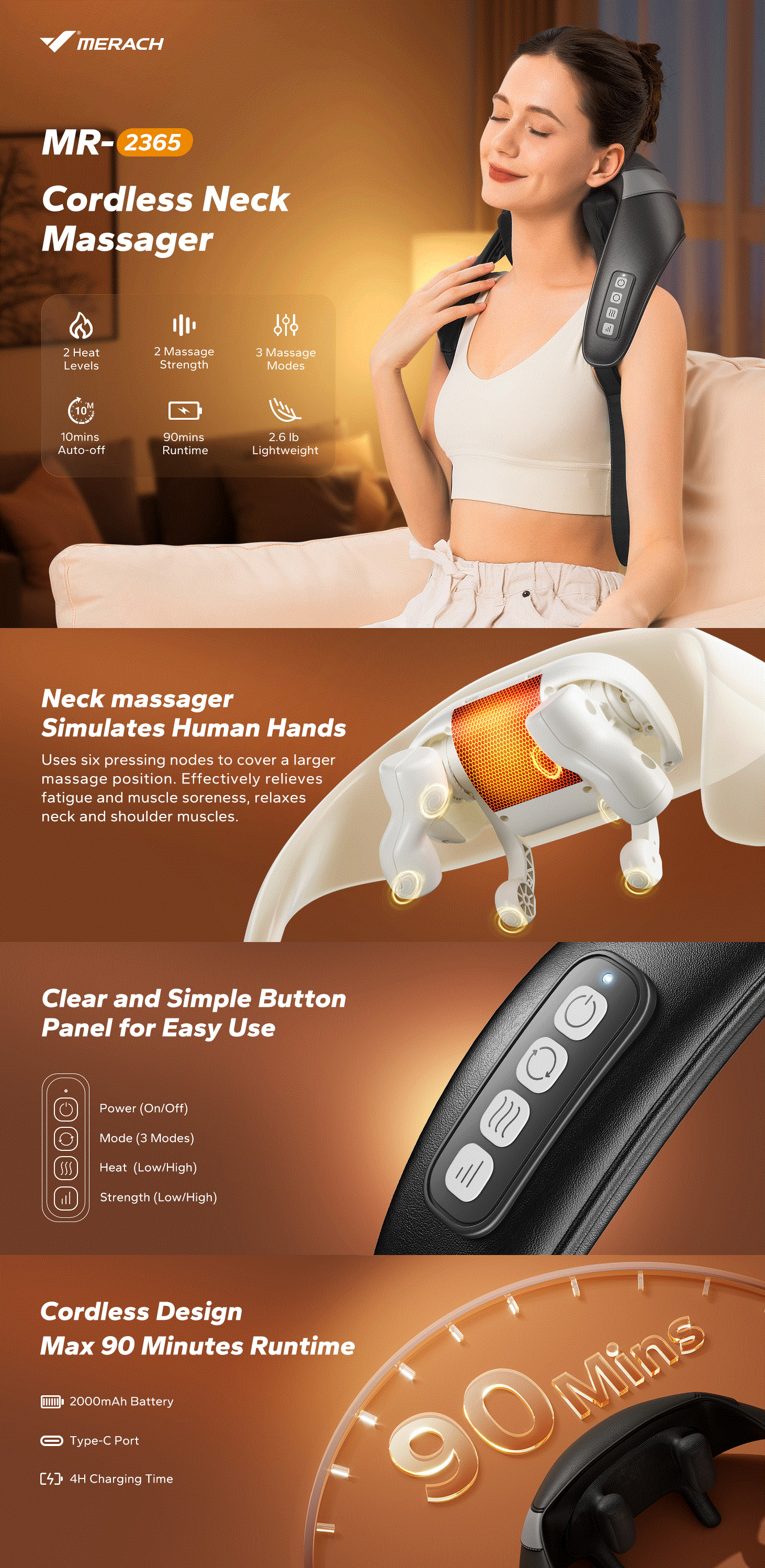 neck and shoulder massager