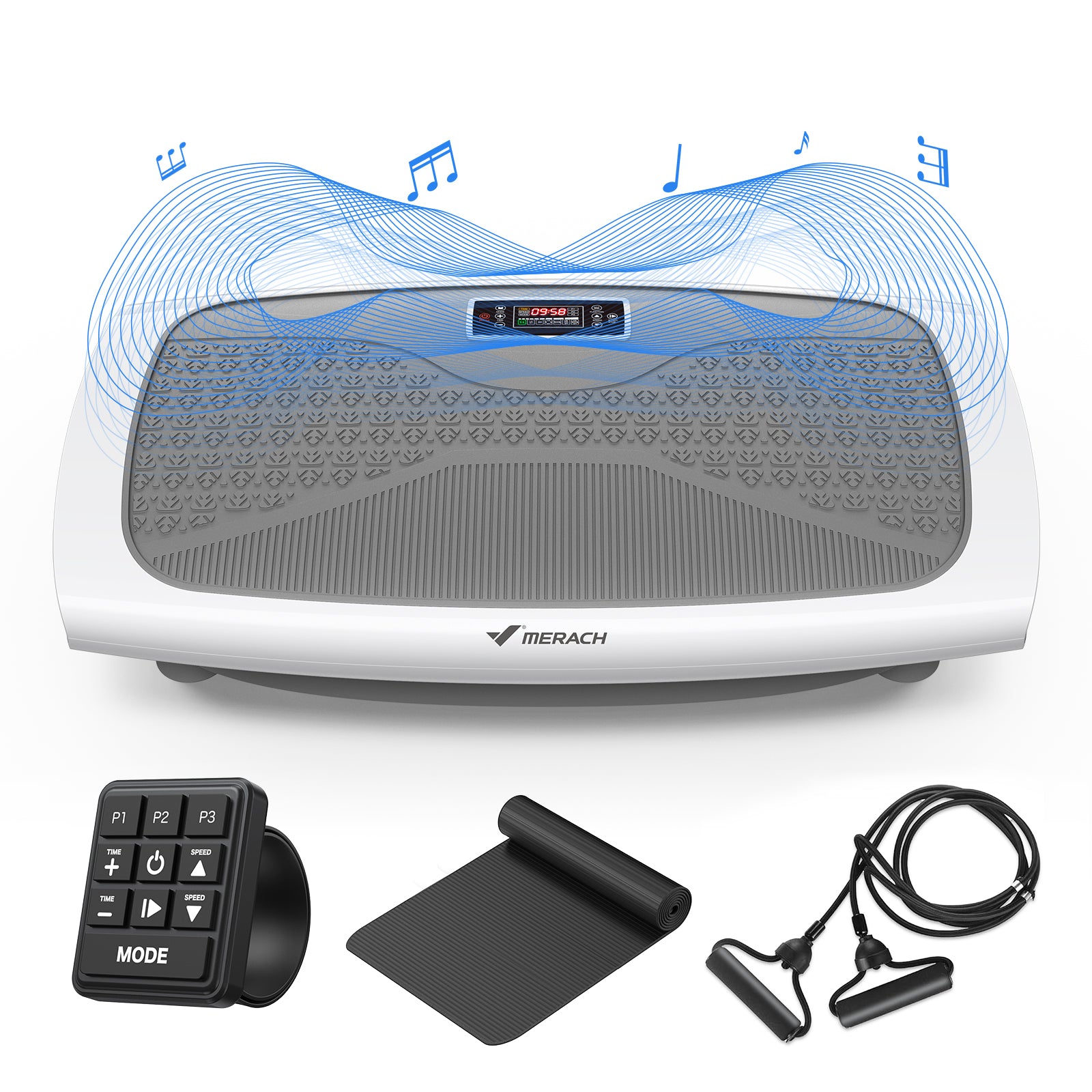 CV61 4D Curved Lymphatic Drainage Vibration Plate with Turbo Power