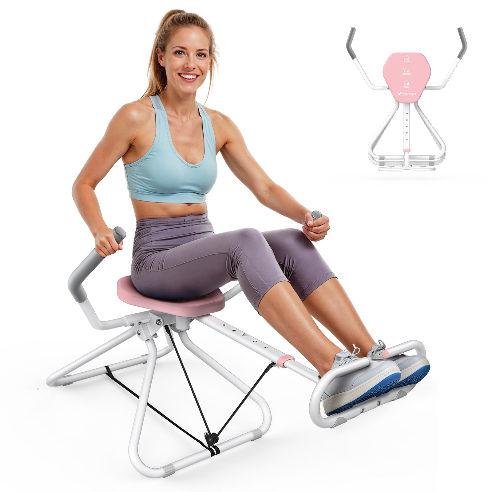 4-in-1 Ab Exerciser Swing Machine for Core Workout