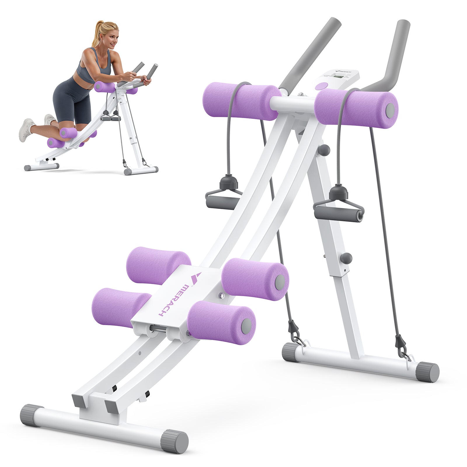 MERACH Ab Trainer – Dual Track Core Machine