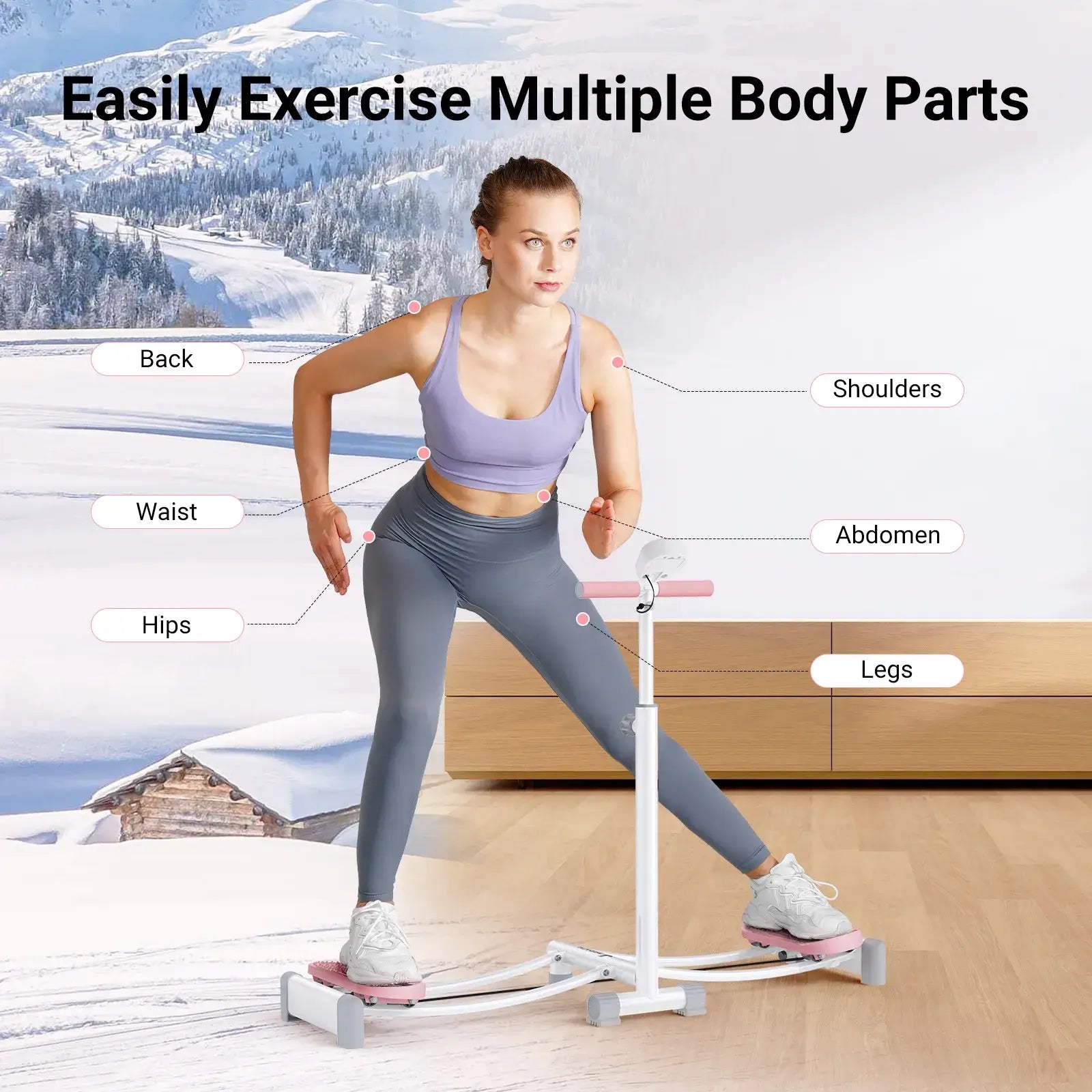 ski machine workout at home