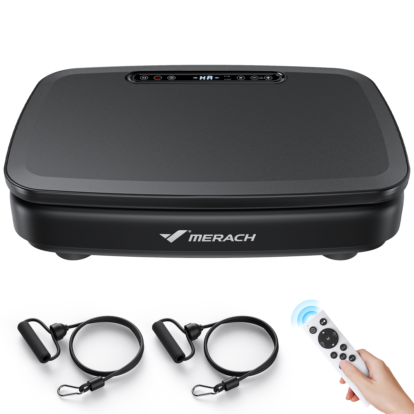 PulseVib V20 Cool Light Vibration Plate with Bands