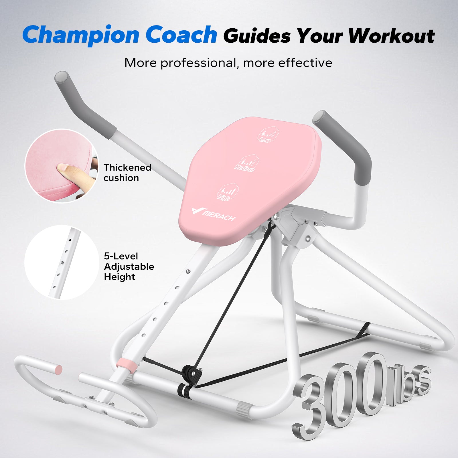 4-in-1 Ab Exerciser Swing Machine for Core Workout