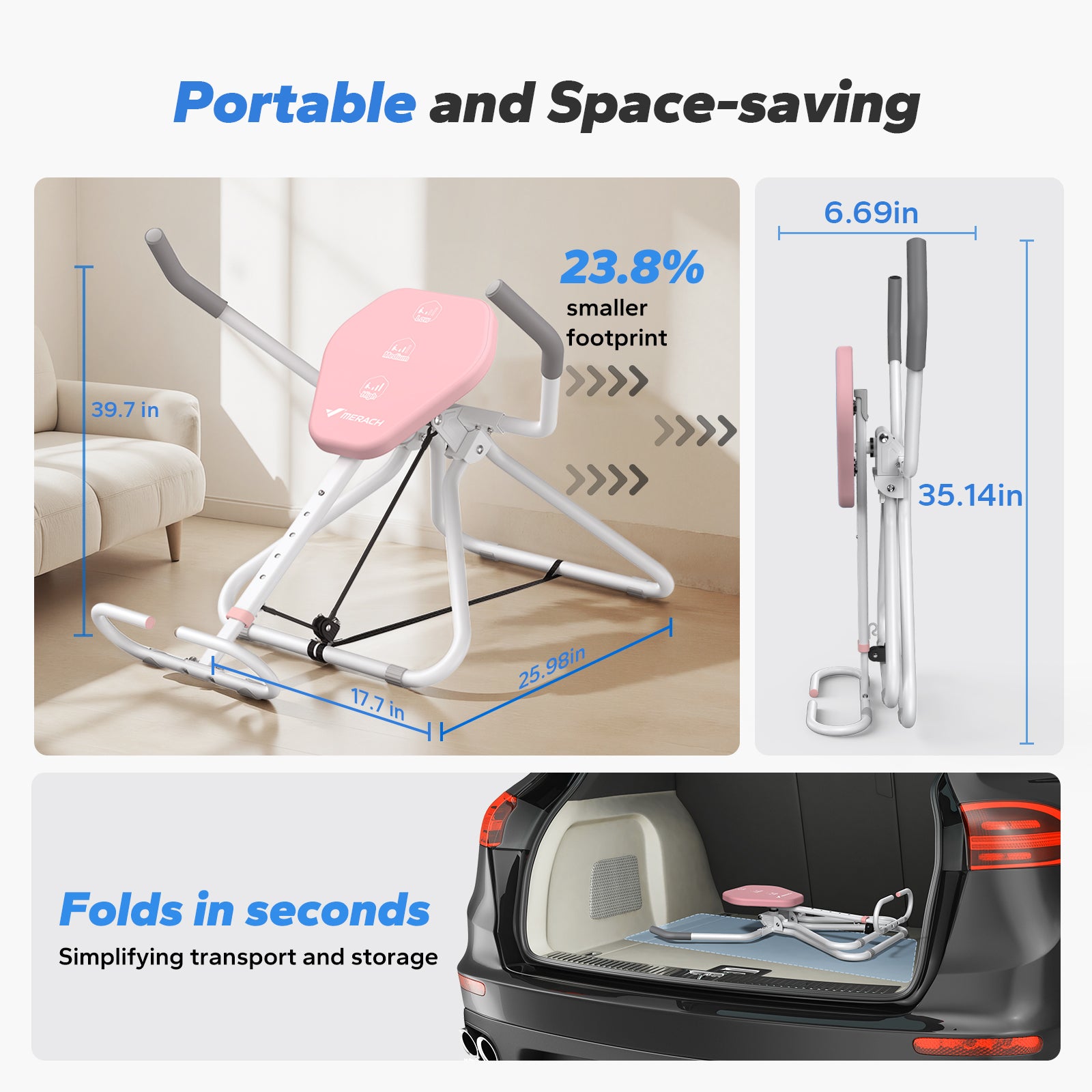 4-in-1 Ab Exerciser Swing Machine for Core Workout