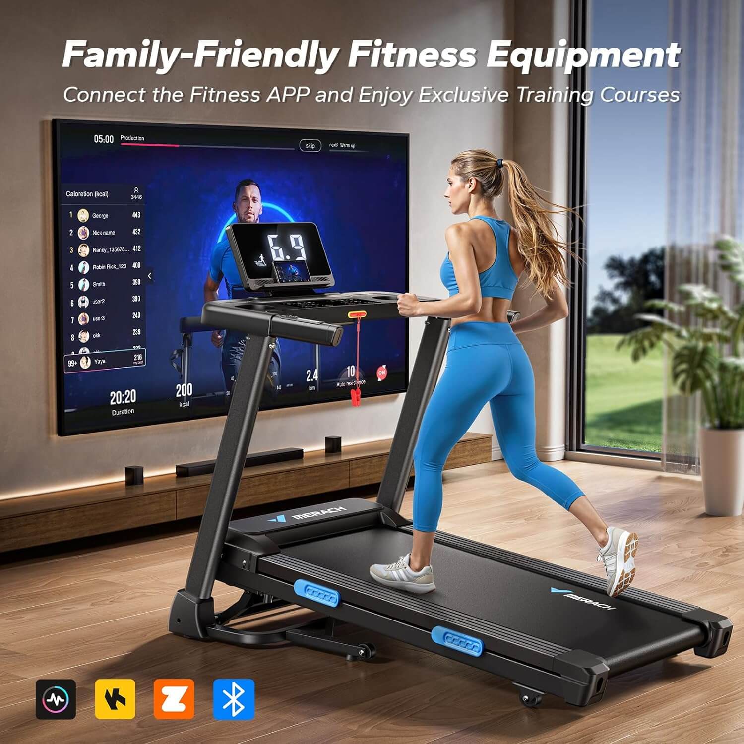 at home treadmill with incline