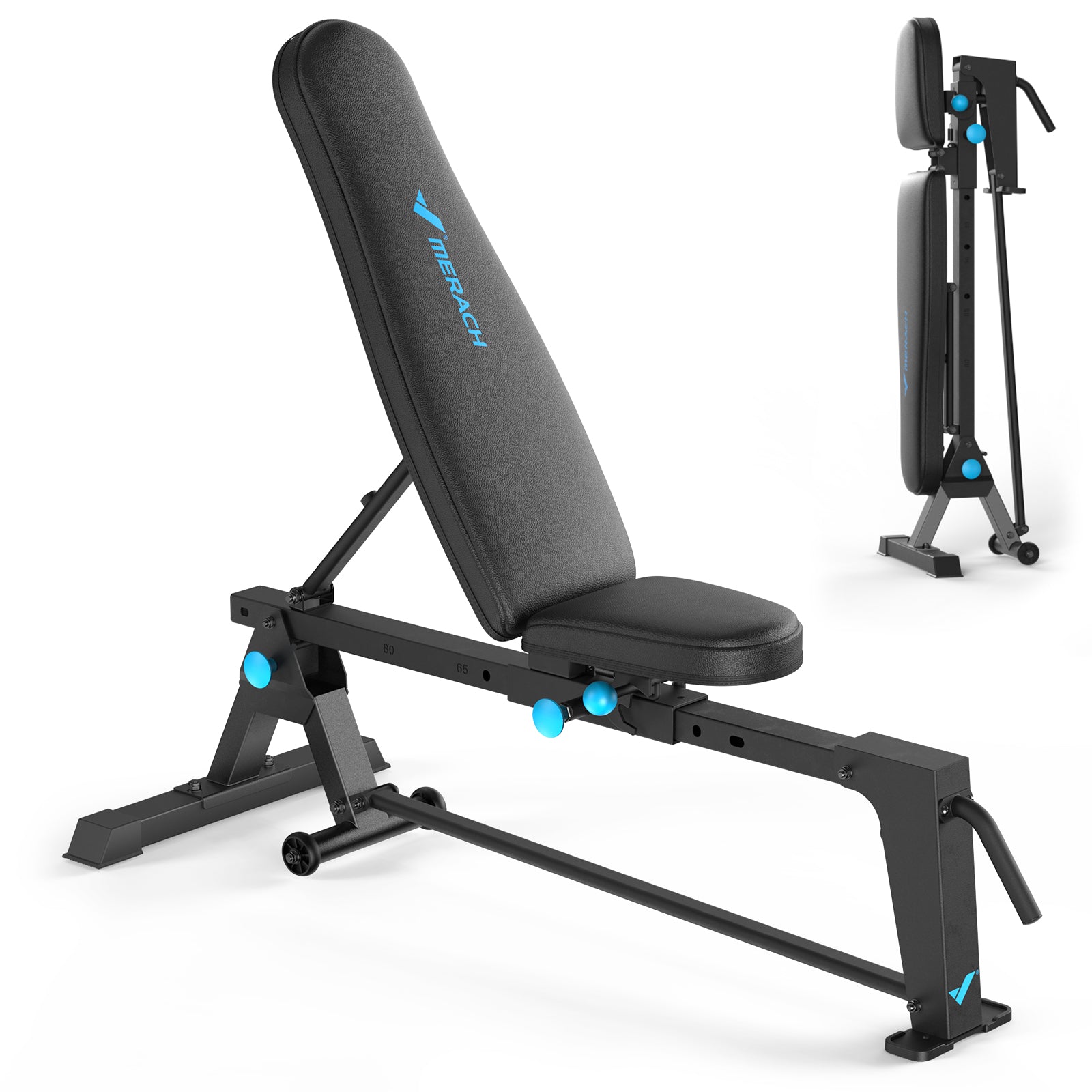 Foldable Adjustable Weight Bench for Home Gym: Heavy-Duty for Full