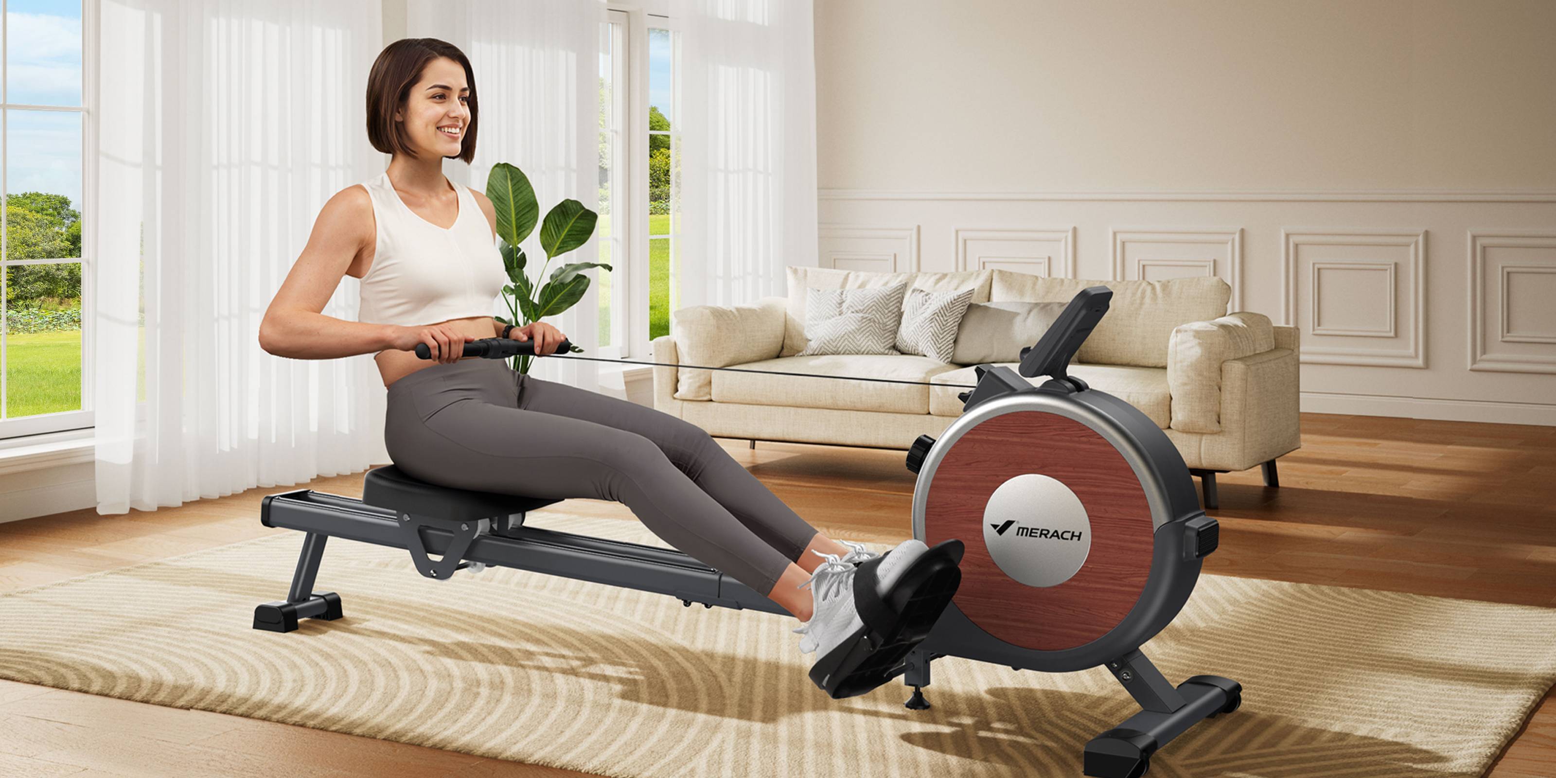 magnetic resistance air rower
