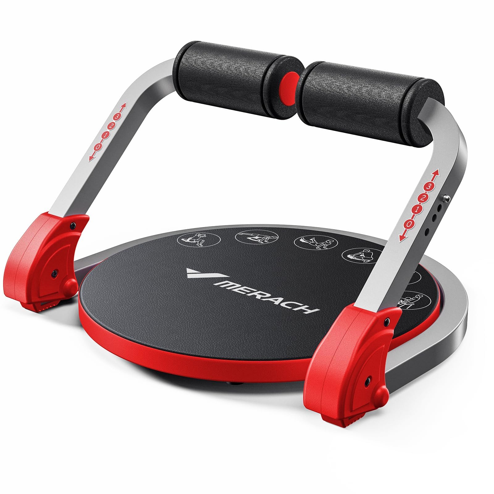 MERACH Ab Workout Machine & Foldable  3-Level Resistance