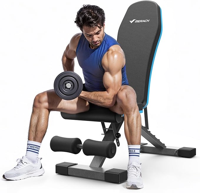 Foldable Weight Bench for Home Gym Workouts MERACH