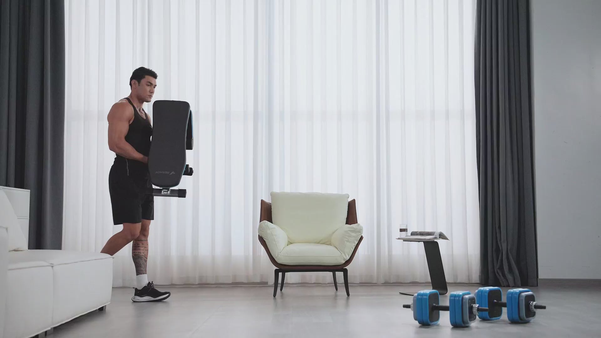 Foldable Training Bench