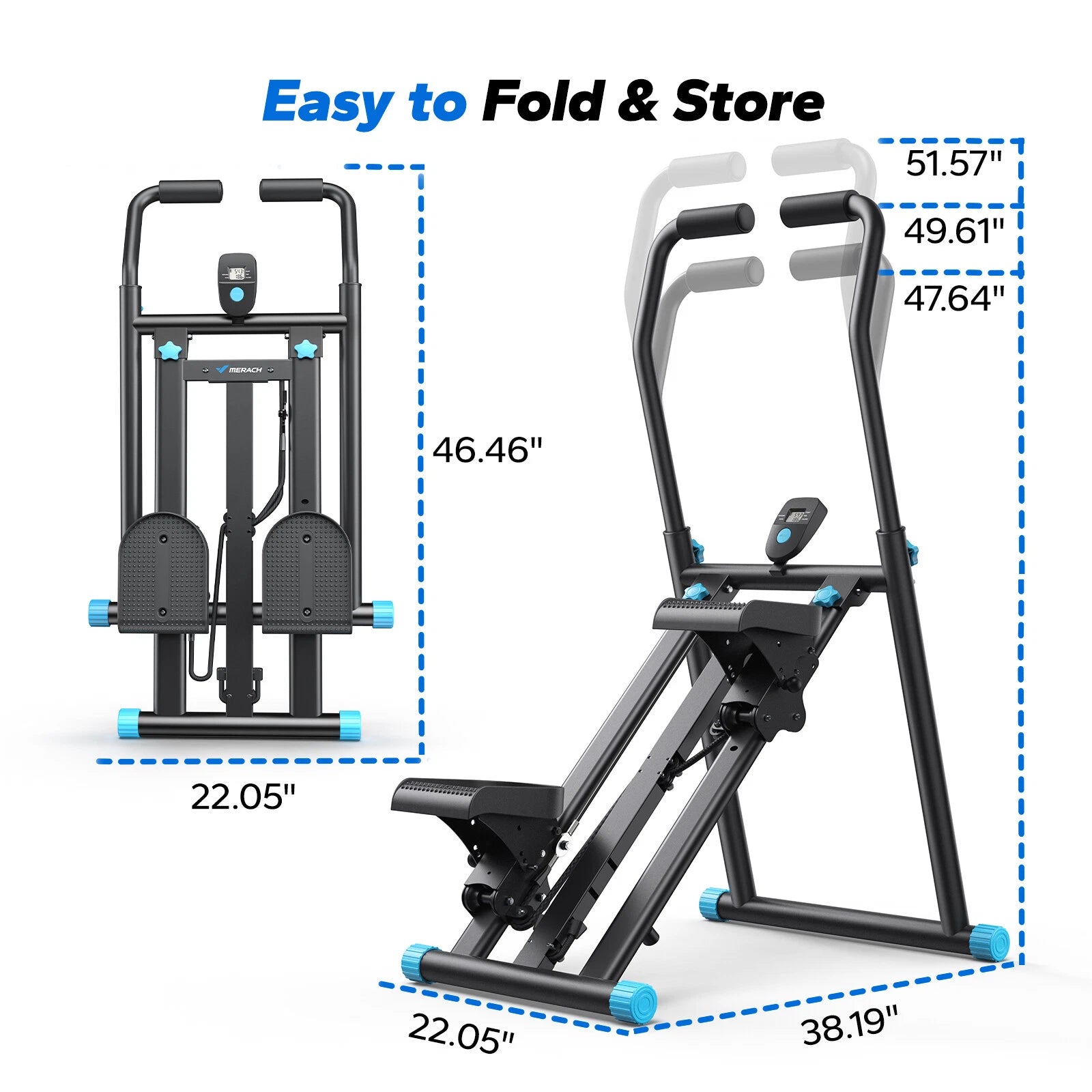 Folding Vertical Stair Stepper