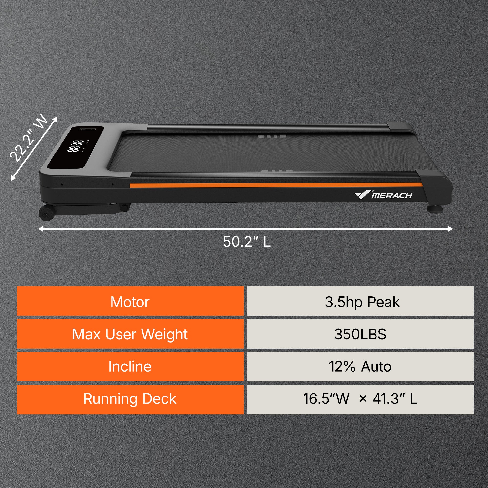 NovaWalk W50 TrekPad with 12% auto incline