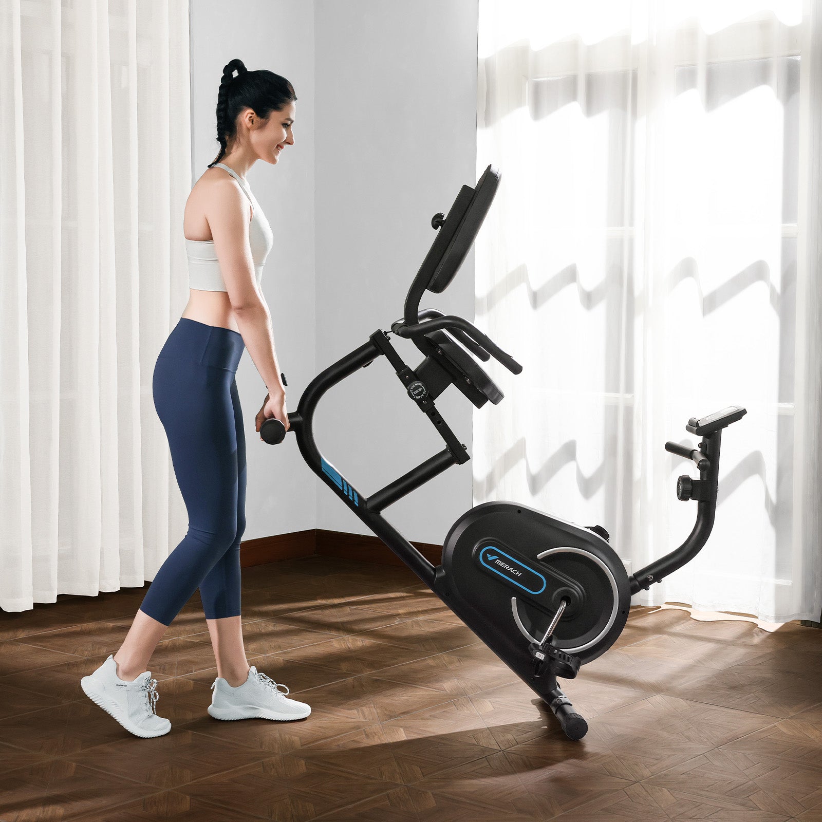 MERACH - S08 Recumbent Exercise Bike