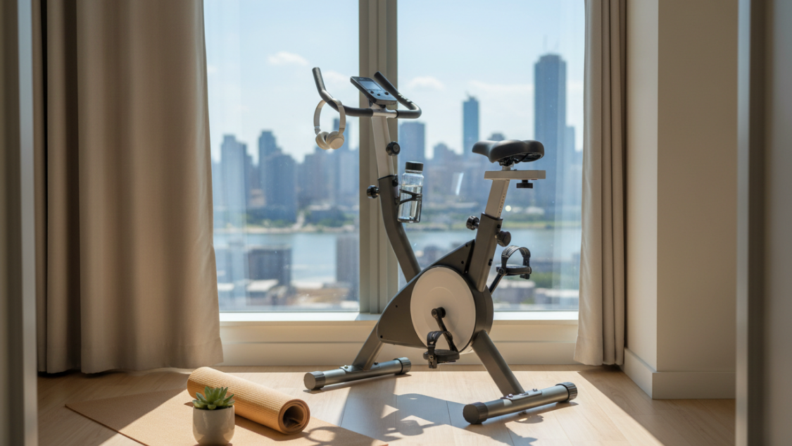 compact exercise bikes for apartment & small spaces