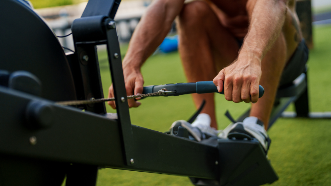 how to do a hiit rowing workout at home