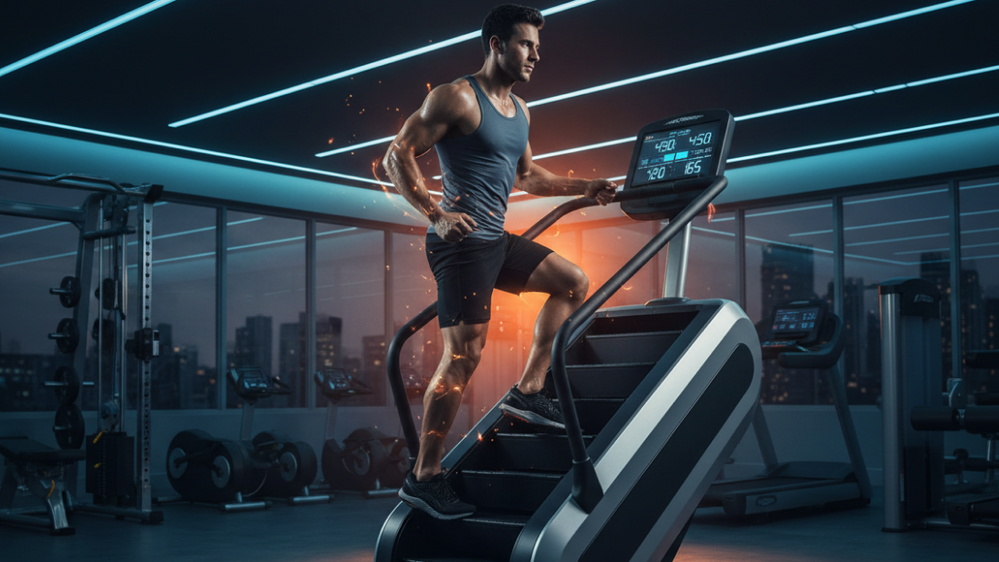 how many calories burned on stair climber