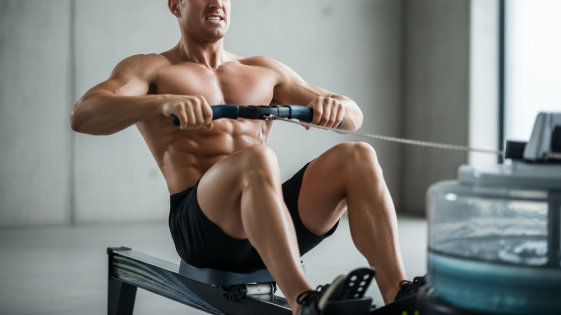how to use a rowing machine for abs