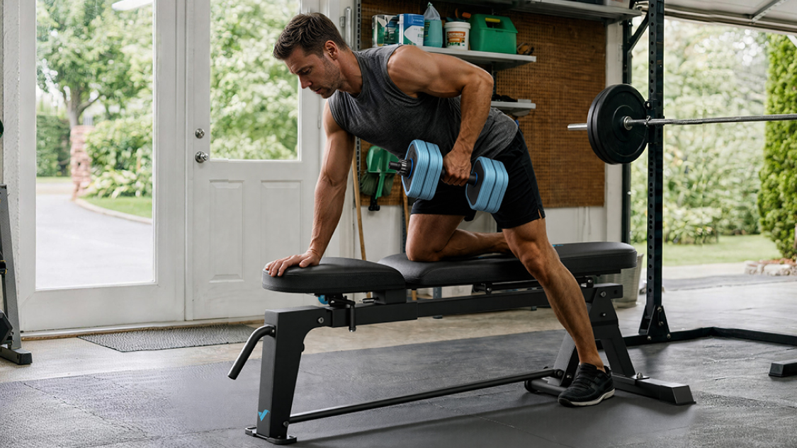 how to use weight bench for home workouts