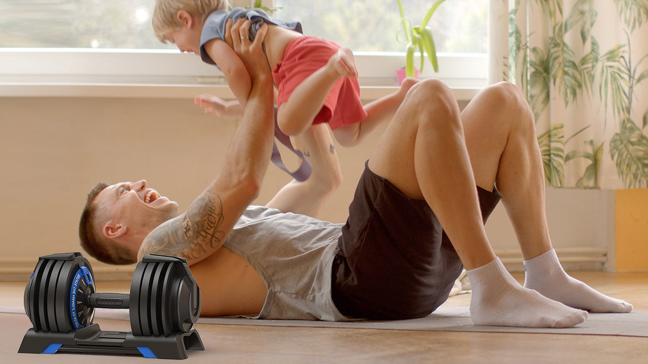 Dad and Kids Fitness: 4 Fun Indoor Exercises