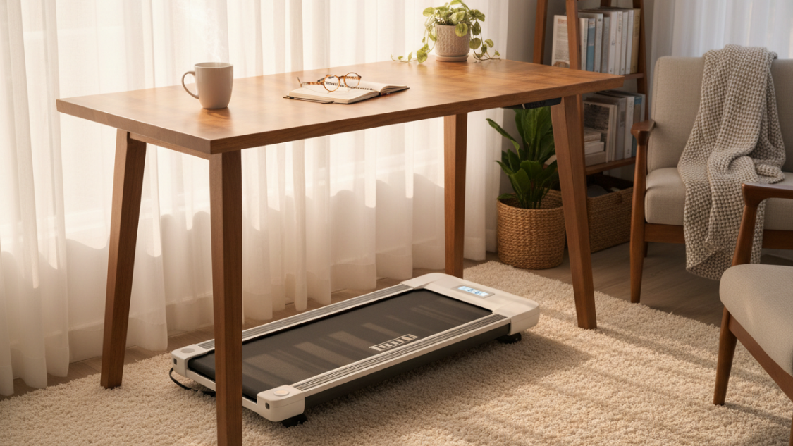 quiet walking pad for office & workstation