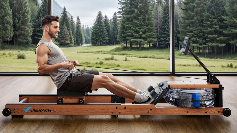 Merach Rowing Machine Reviews: Is R28 Water Rower Good for Beginners?
