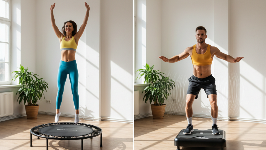 rebounder vs vibration plate