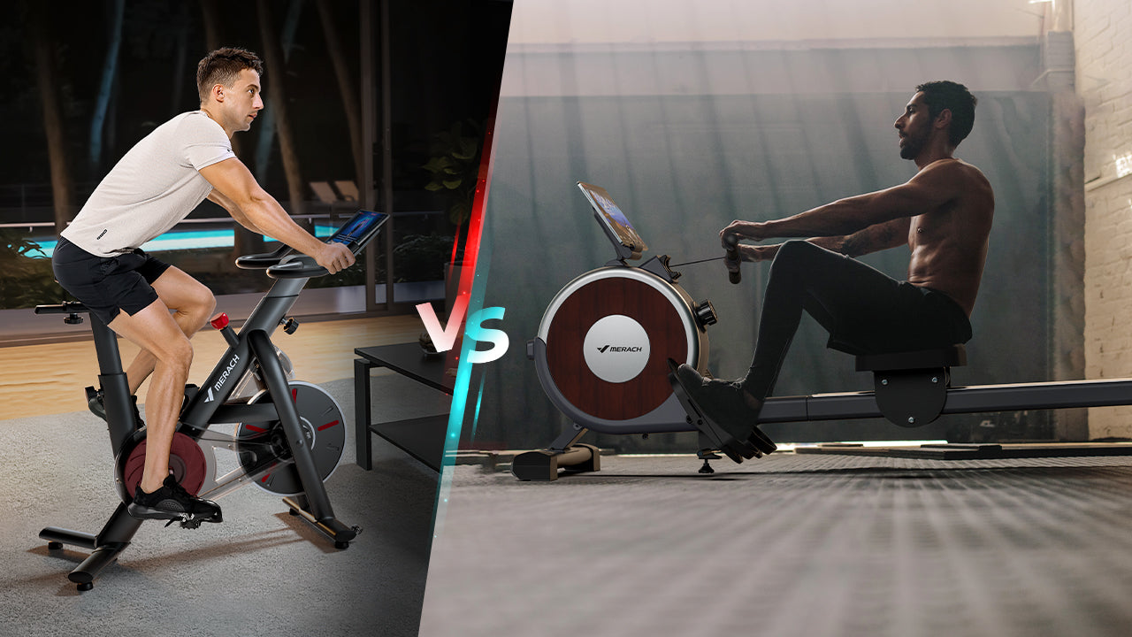 exercise bike vs rowing machine