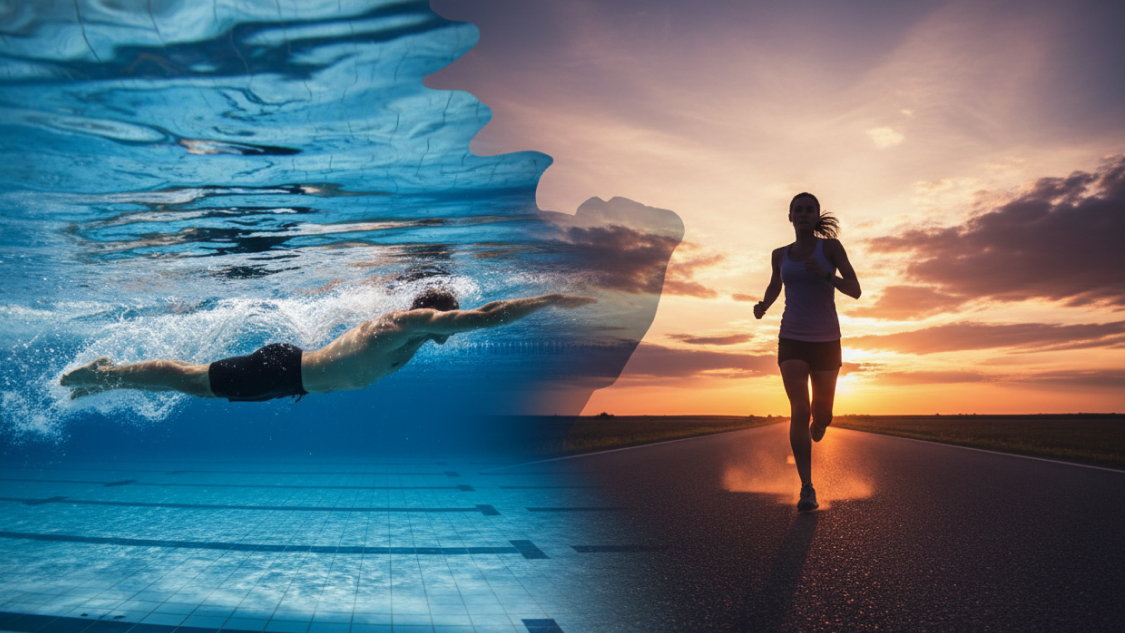 swimming vs. running: which burns more calories