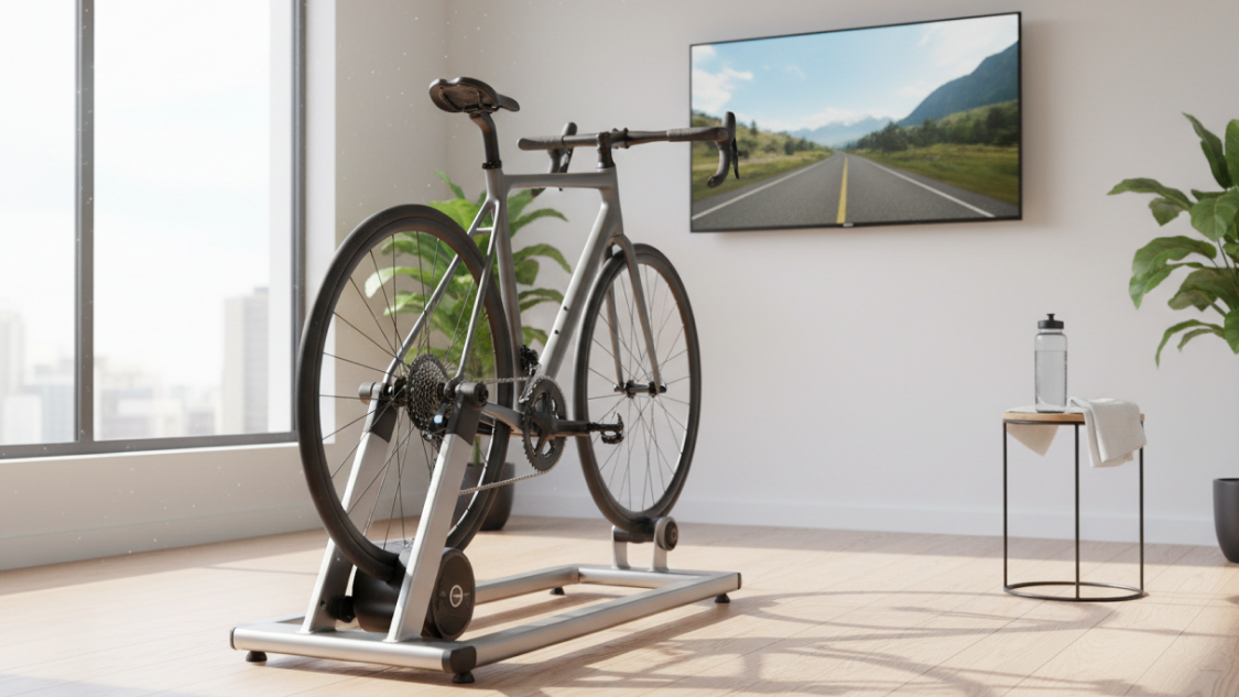 how to turn a bike into an exercise bike