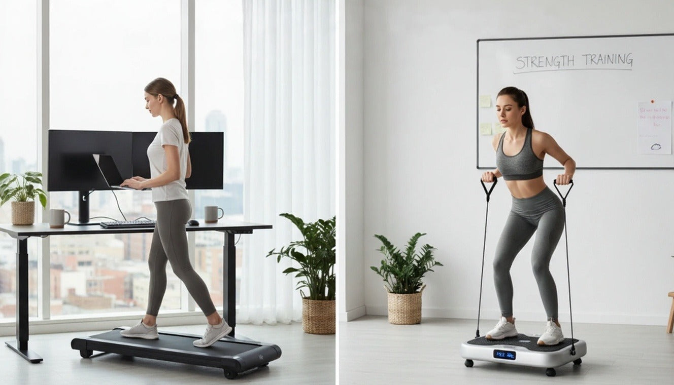 walking pad vs vibration plate