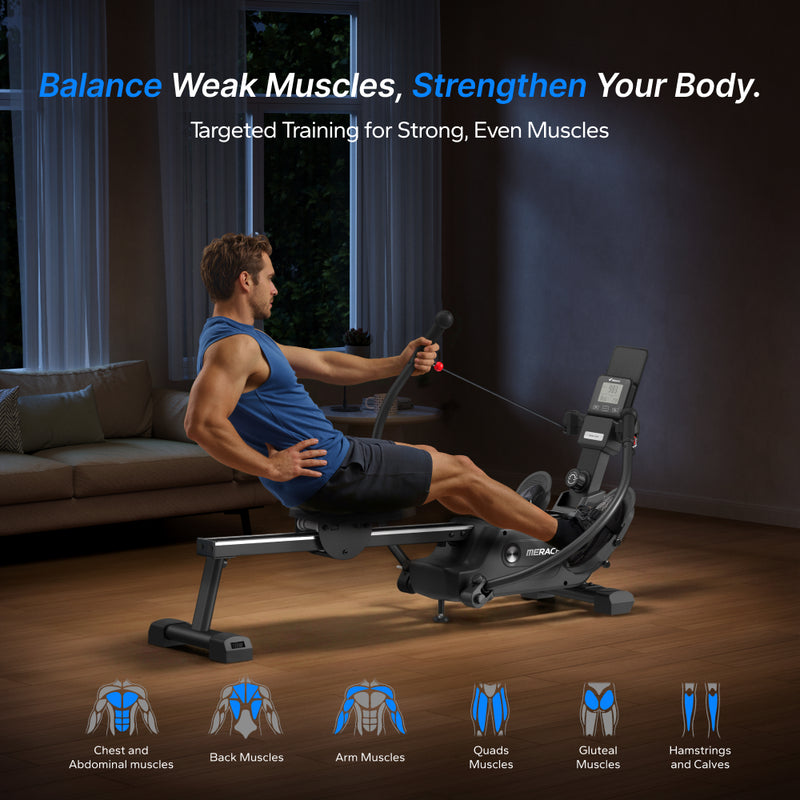 Three Grip Rowing Machine RS3 Double Scull Rowing Machine for Muscle Imbalance - Fix Muscle ...