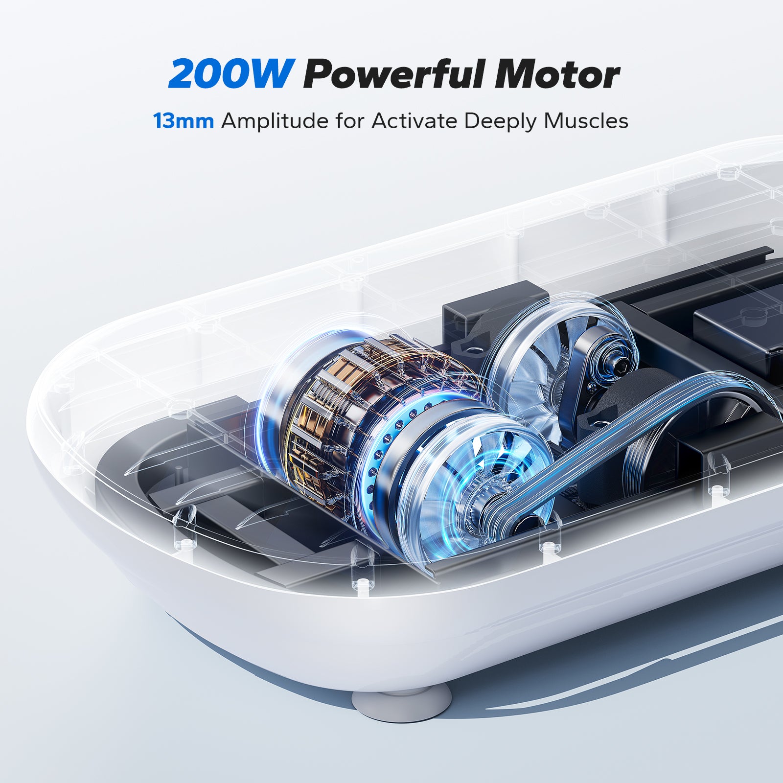 440 lbs Heavy Duty & High Power Vibration Plate for Fat Burning