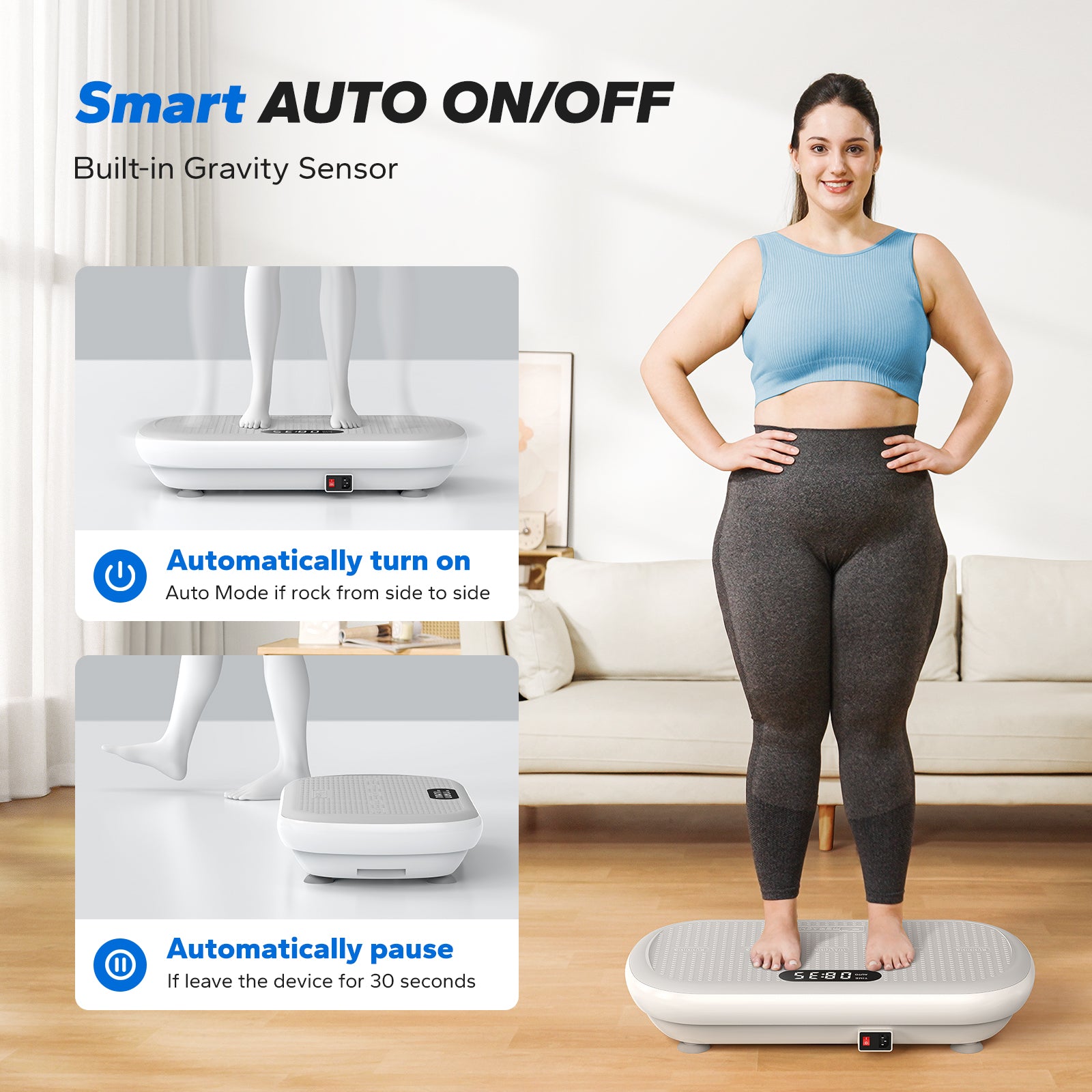 440 lbs Heavy Duty & High Power Vibration Plate for Fat Burning | MERACH 440 lbs Heavy Duty & High Power Vibration Plate for Fat Burning | MERACH