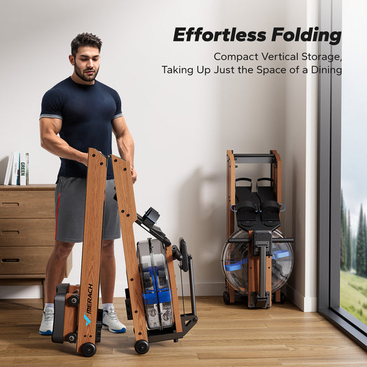 wood rowing machine water