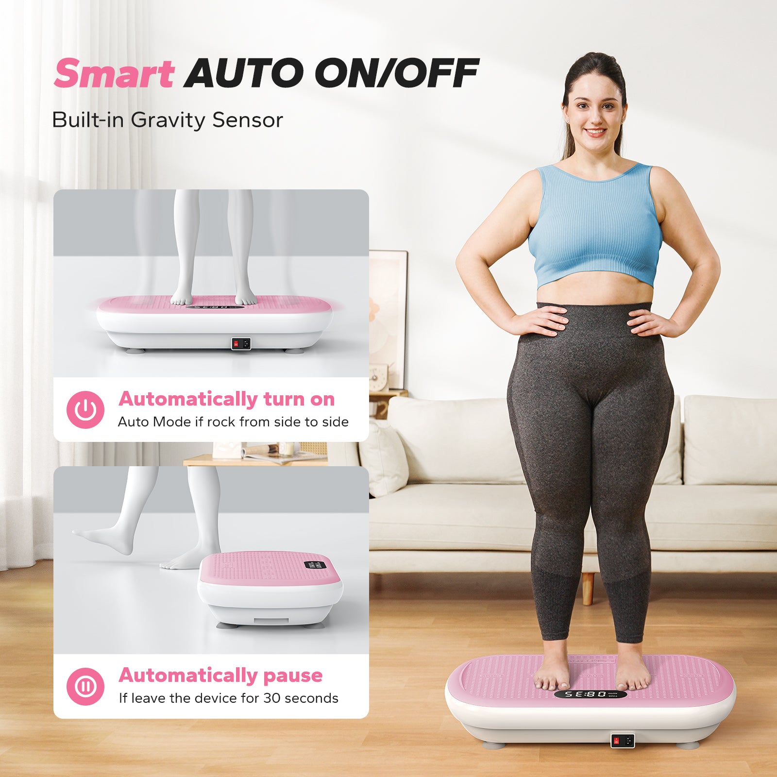 440 lbs Heavy Duty & High Power Vibration Plate for Fat Burning | MERACH 440 lbs Heavy Duty & High Power Vibration Plate for Fat Burning | MERACH