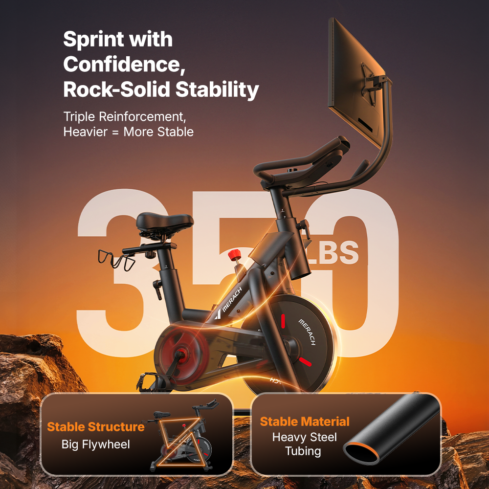 S29 Aura Exercise Bike with 21.5'' Big Screen