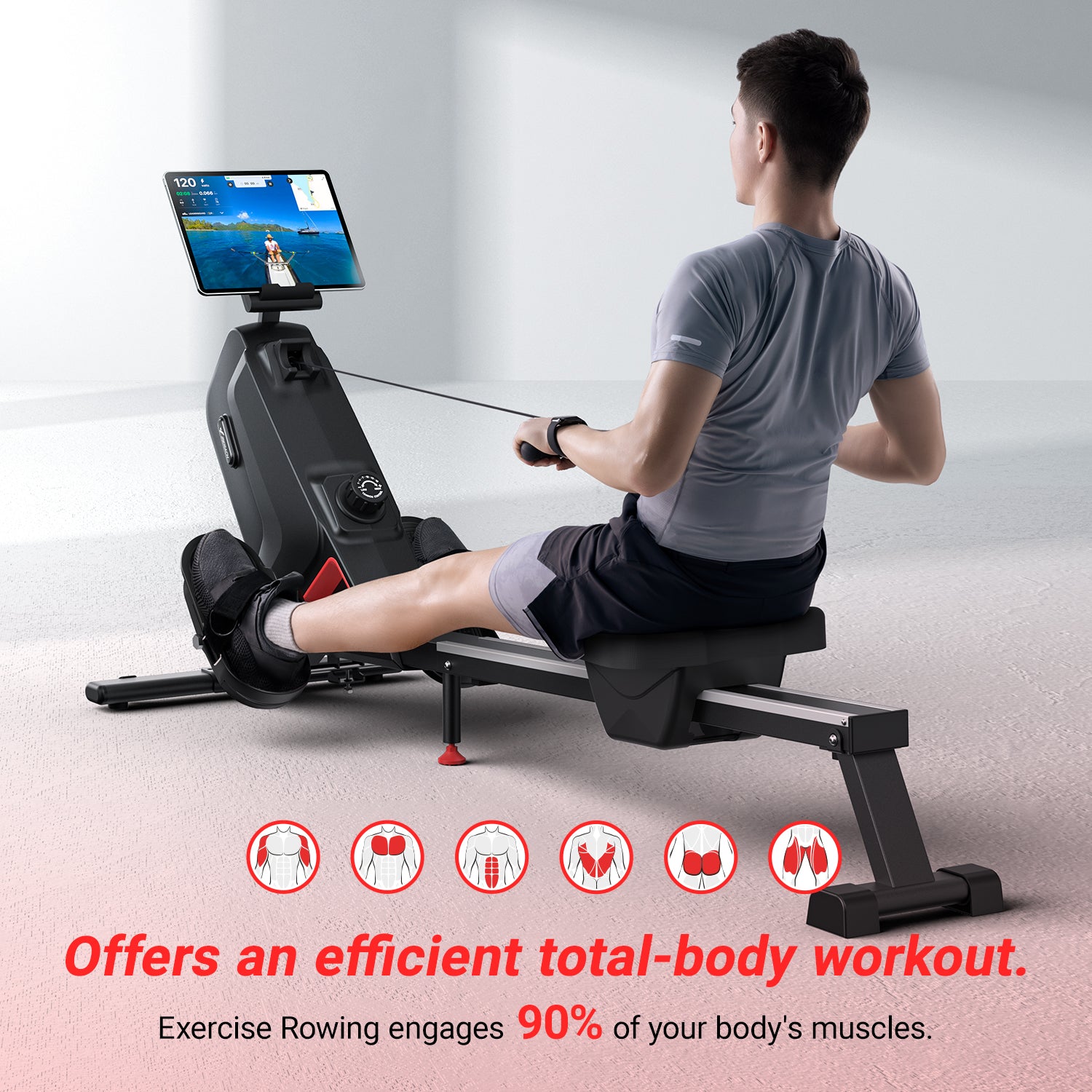 R05 Magnetic Rowing Machine