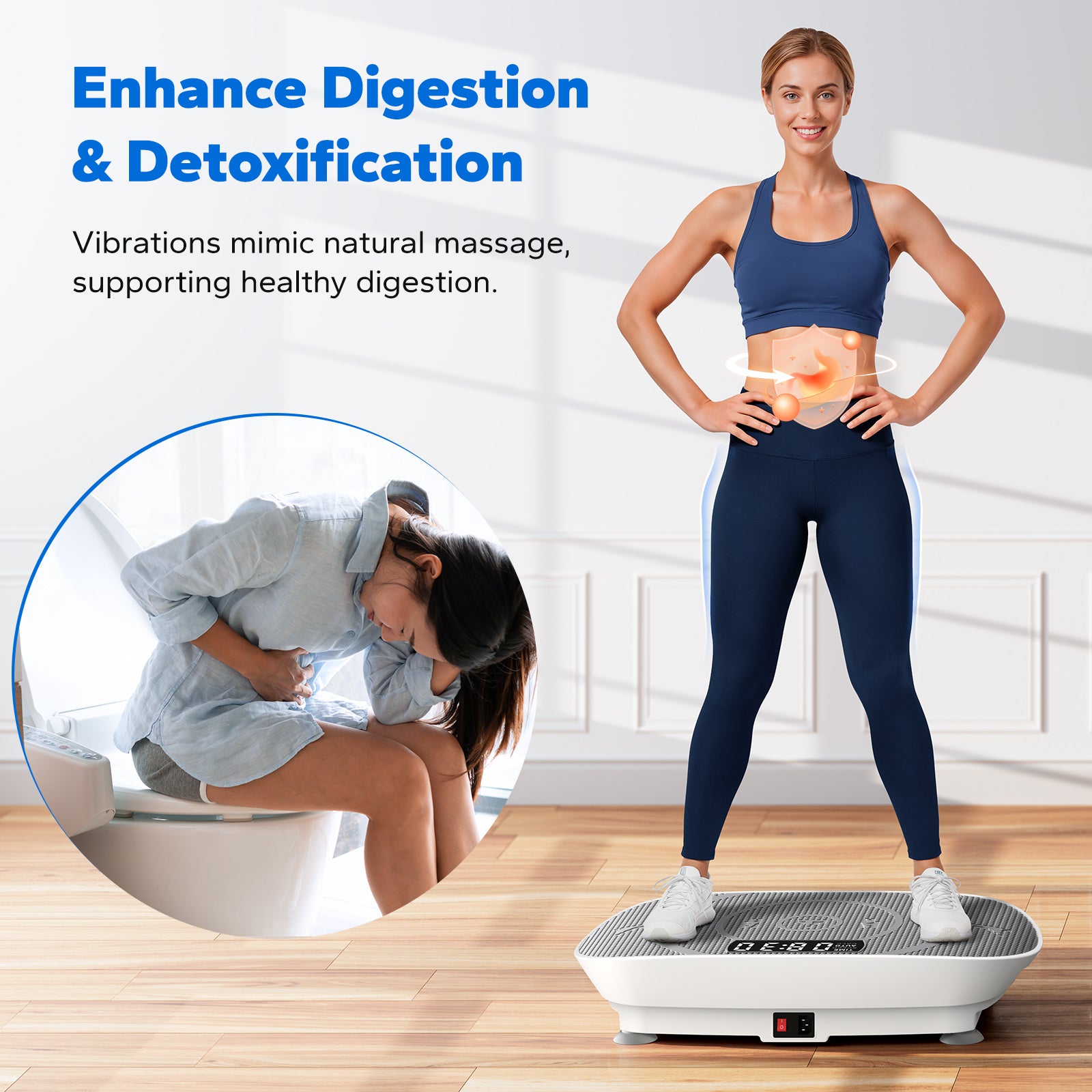 MERACH MR-2398 Pink Slim Vibration Plate Machine - 330lbs Capacity, 10 Speed Levels, Oscillation Trainer MERACH MR-2398 Pink Slim Vibration Plate Machine - 330lbs Capacity, 10 Speed Levels, Oscillation Trainer