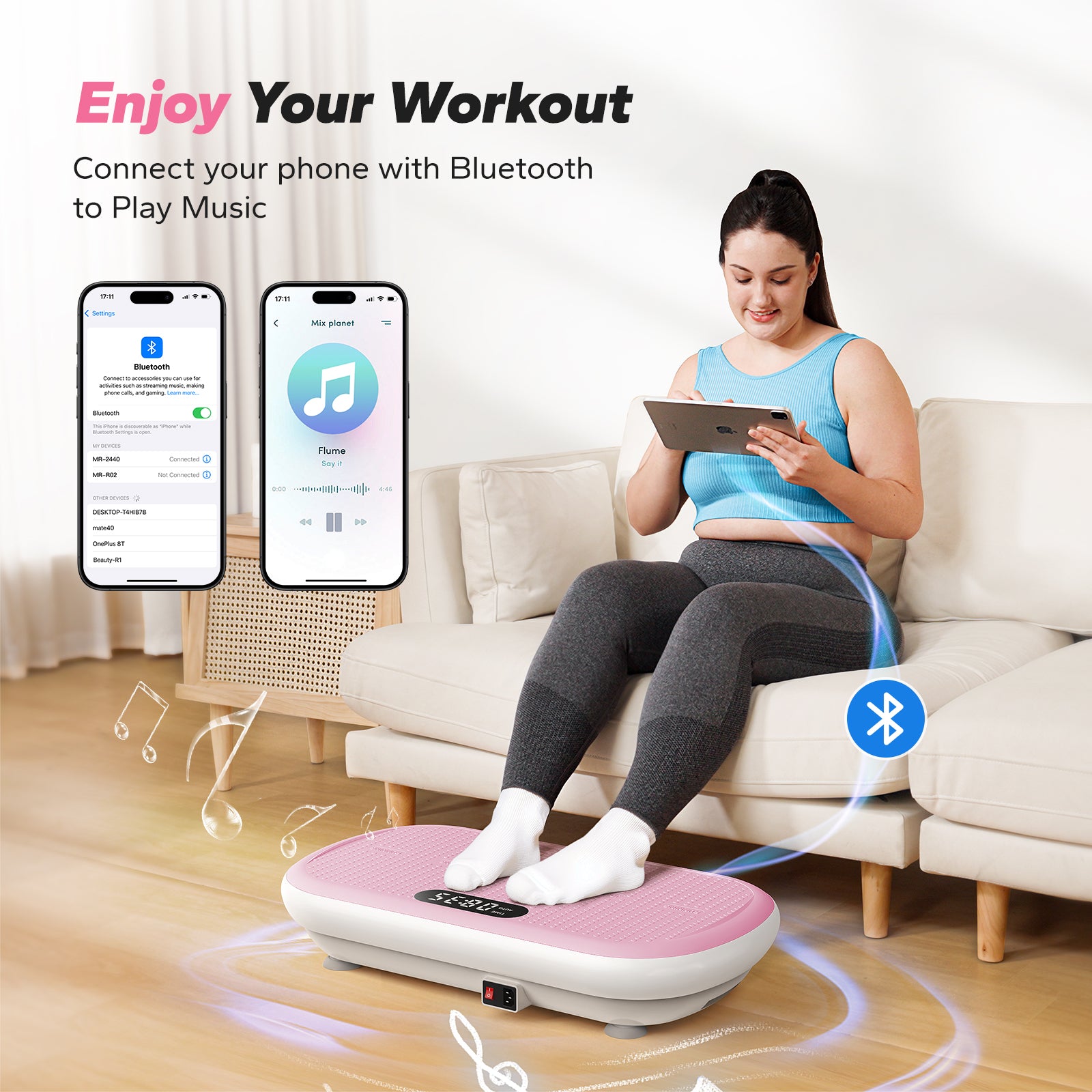 440 lbs Heavy Duty & High Power Vibration Plate for Fat Burning | MERACH 440 lbs Heavy Duty & High Power Vibration Plate for Fat Burning | MERACH