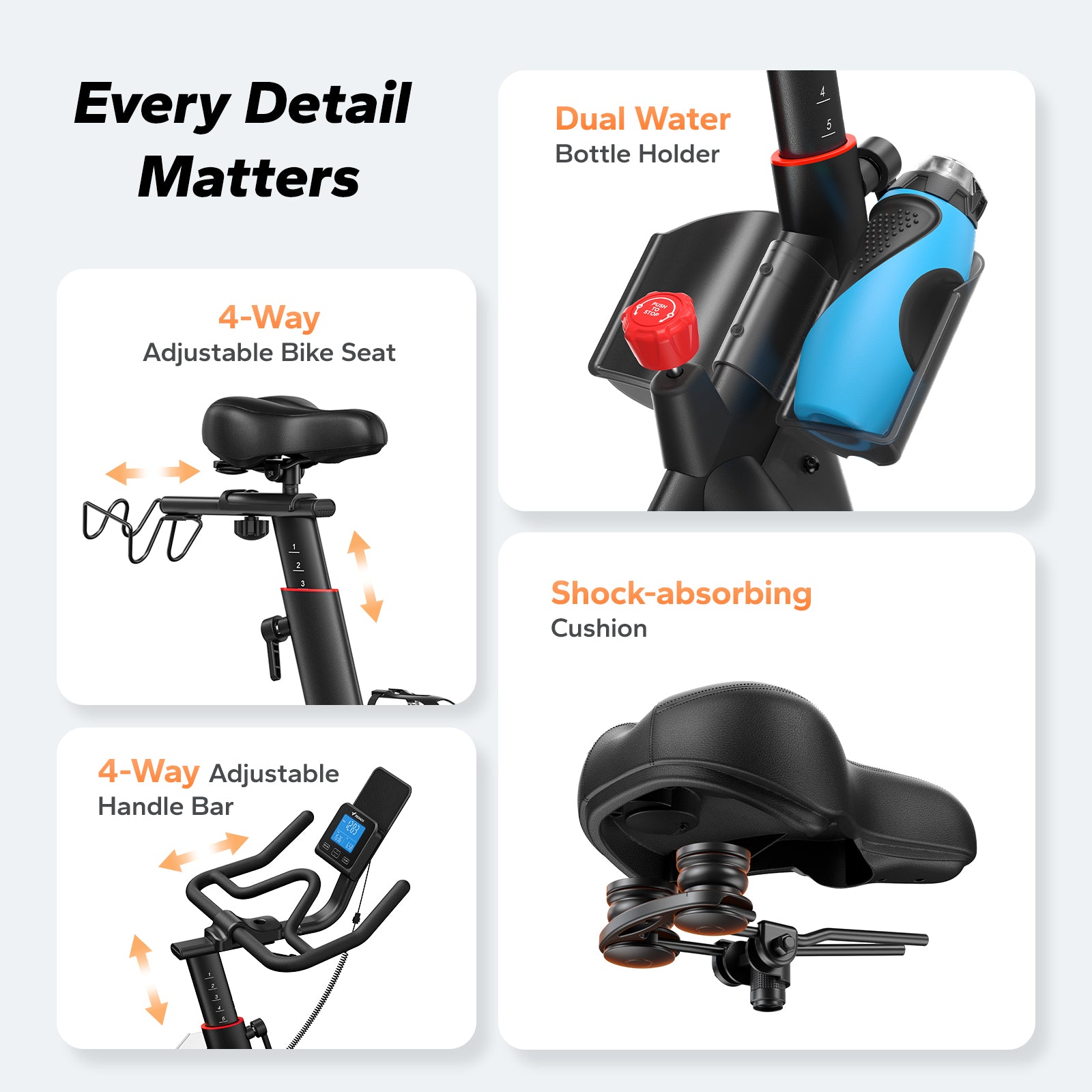 S29 Self-Powered & Auto-Resistance Exercise Bike