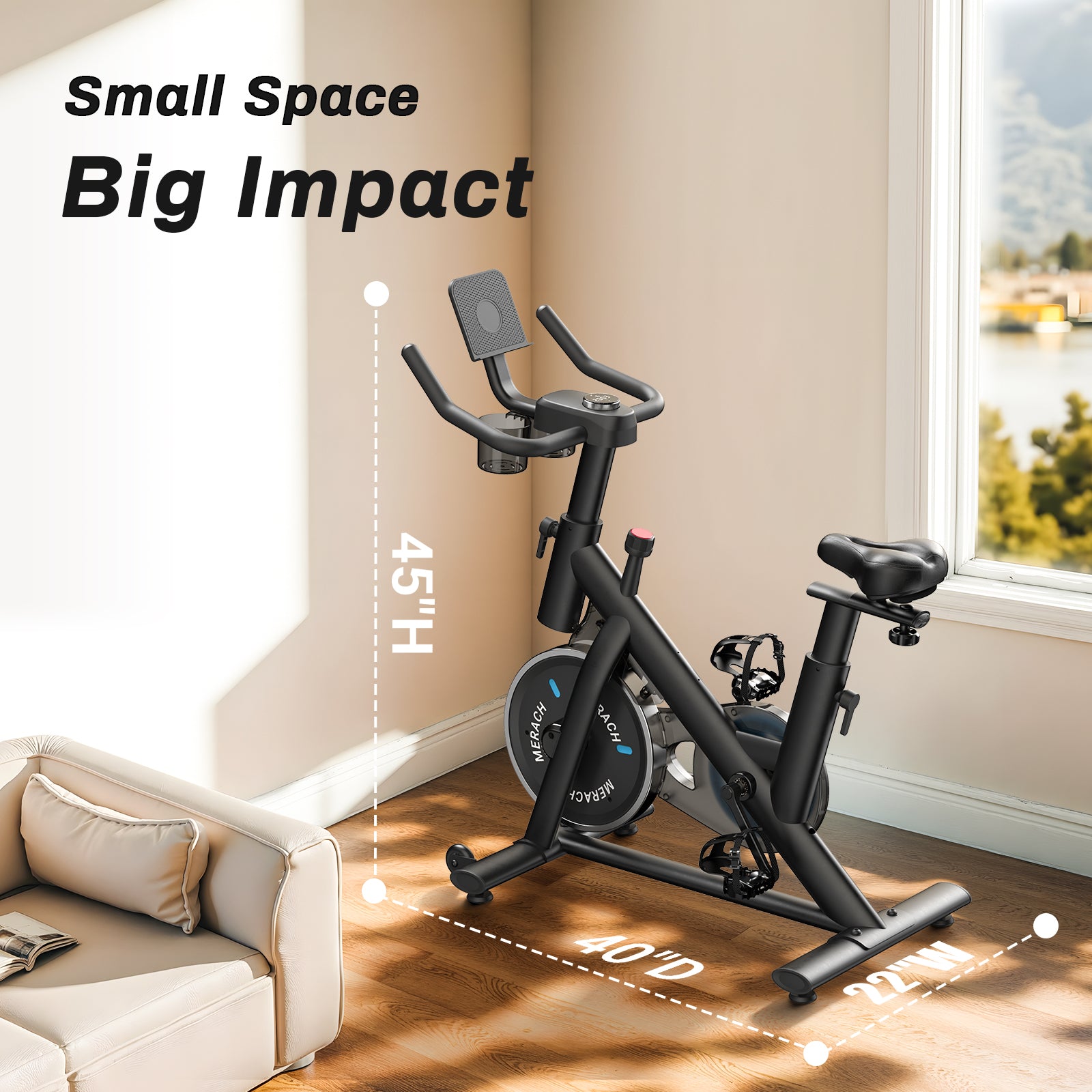 S26 Exercise Bike with 4-way Seat