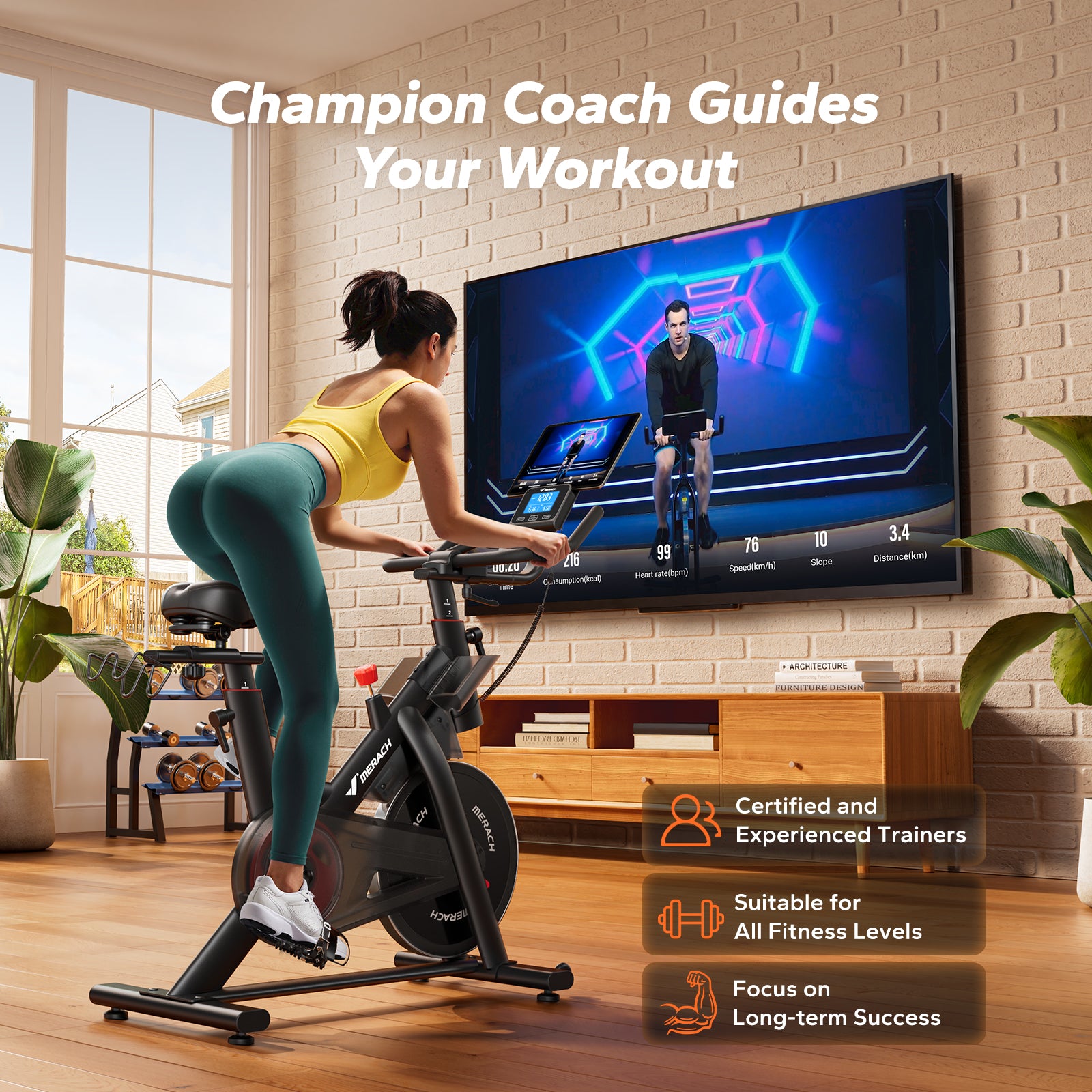 S29 Self-Powered & Auto-Resistance Exercise Bike